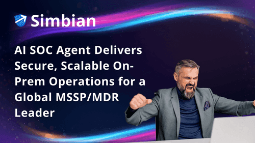 AI SOC Agent Delivers Secure, Scalable On-Prem Operations for a Global MSSP/MDR Leader
