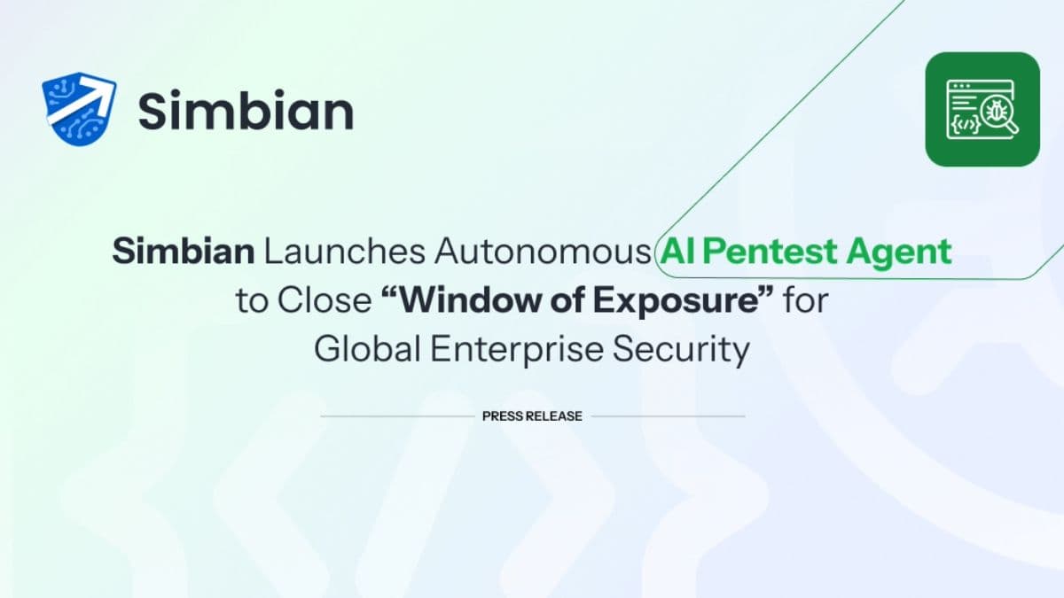 Simbian Launches Autonomous AI Pentest Agent to Close “Window of Exposure” for Global Enterprise Security