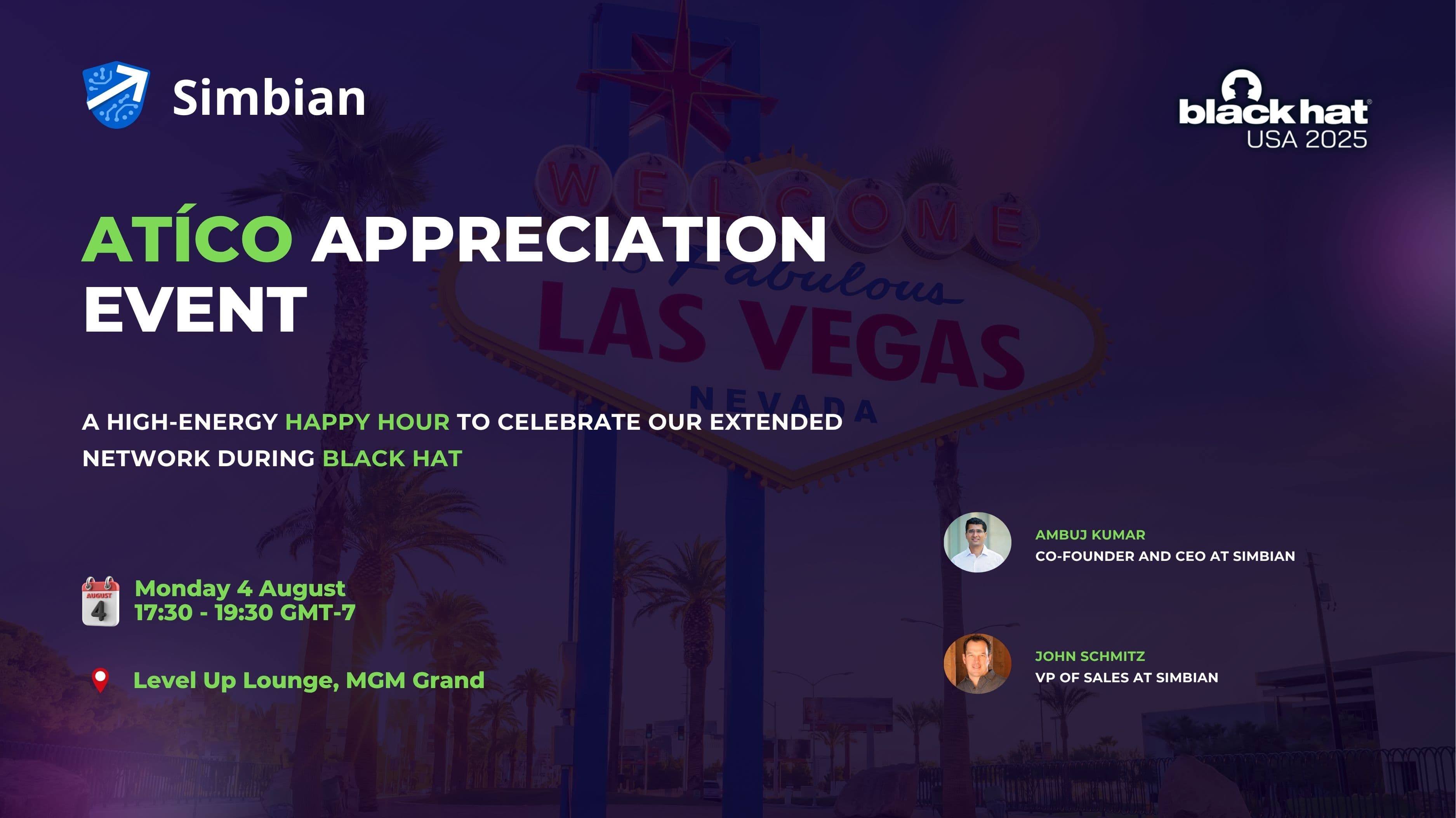 ATÍCO Appreciation Event (Black Hat USA) - Monday, August 4