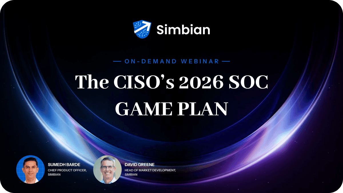 The CISO’s 2026 SOC Game Plan