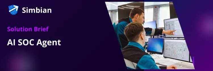 Simbian AI SOC Agent: No playbooks. No fatigue. Just 24/7 precision Solution Brief